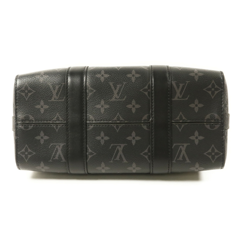 LOUIS VUITTON Monogram Eclipse City Keepall銀扣手挽肩背兩用袋-3
