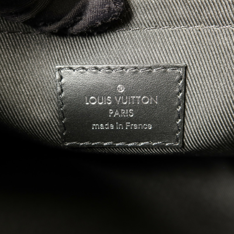 LOUIS VUITTON Monogram Eclipse City Keepall銀扣手挽肩背兩用袋-6