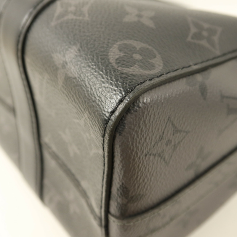 LOUIS VUITTON Monogram Eclipse City Keepall銀扣手挽肩背兩用袋-11