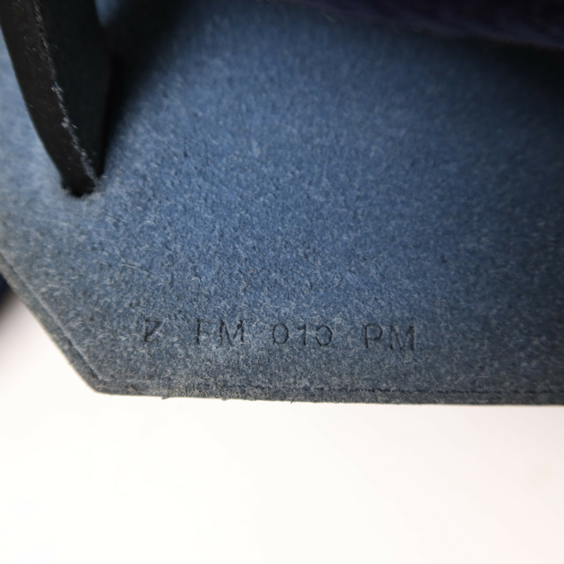 HERMES 帆布Herbag PM銀扣手挽肩背兩用袋Beige/Bleu Electrique-6