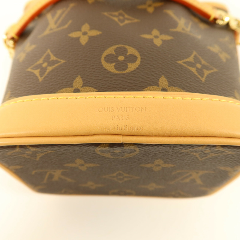 LOUIS VUITTON Monogram Nano Noe金扣手挽肩背兩用袋-6
