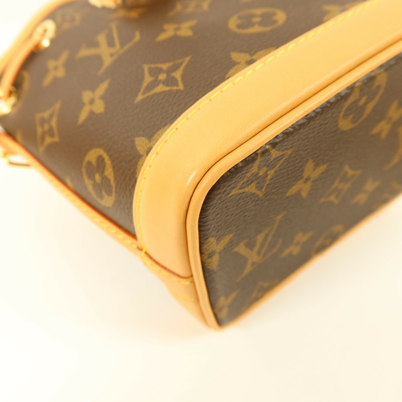 LOUIS VUITTON Monogram Nano Noe金扣手挽肩背兩用袋-10