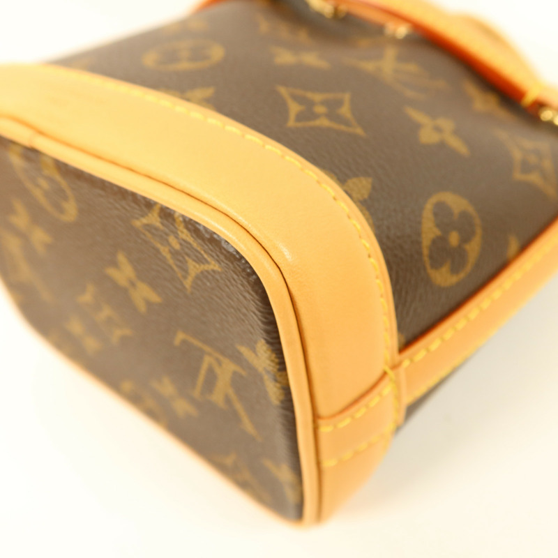 LOUIS VUITTON Monogram Nano Noe金扣手挽肩背兩用袋-11