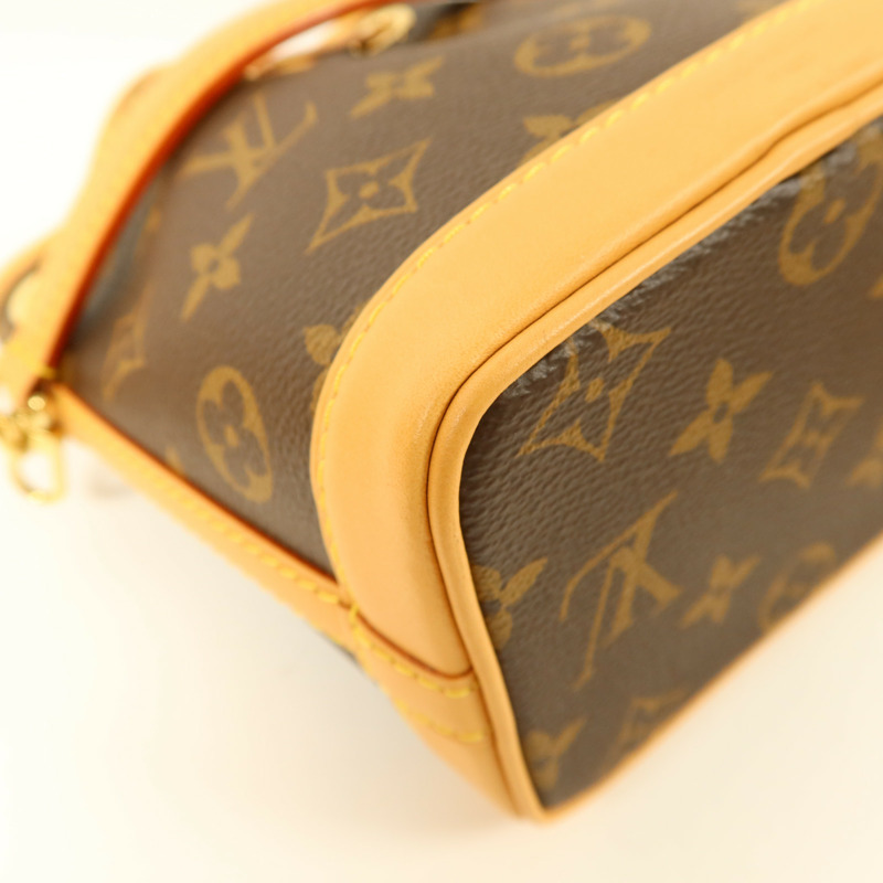 LOUIS VUITTON Monogram Nano Noe金扣手挽肩背兩用袋-12
