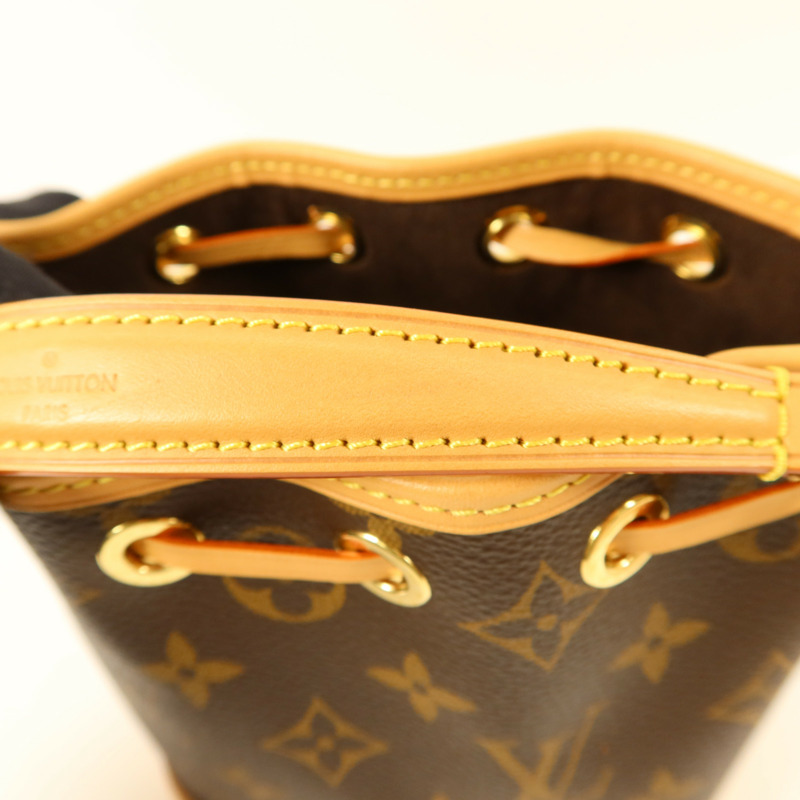 LOUIS VUITTON Monogram Nano Noe金扣手挽肩背兩用袋-13