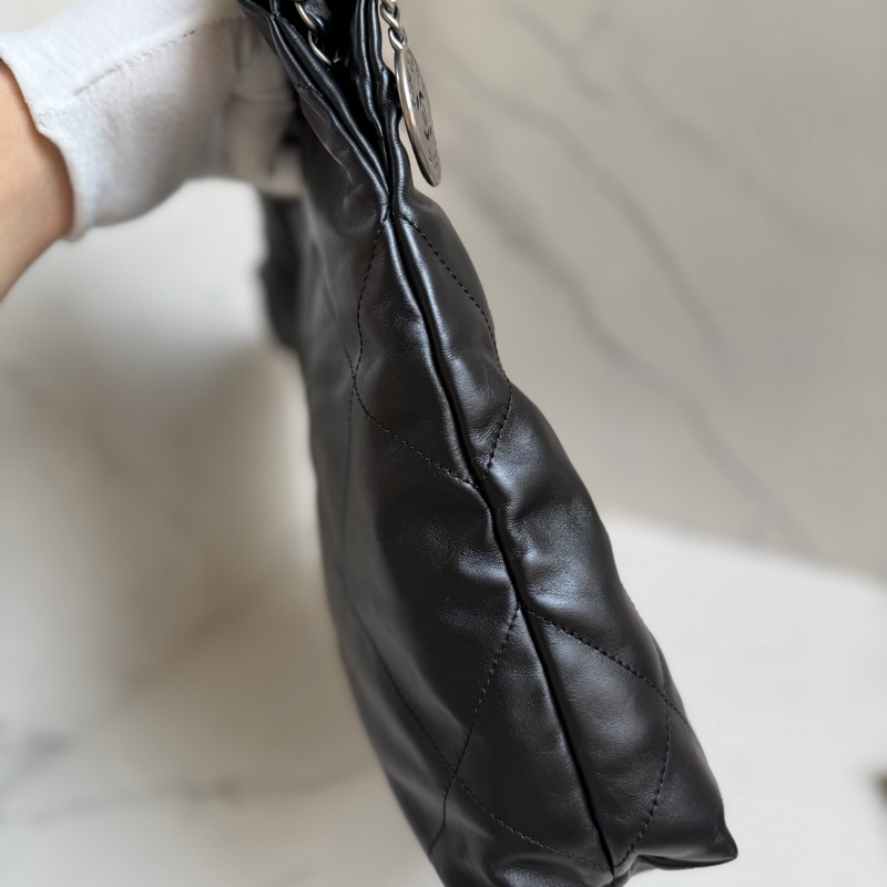 割愛香奈兒 22bag 黑銀 小號晶片款-4