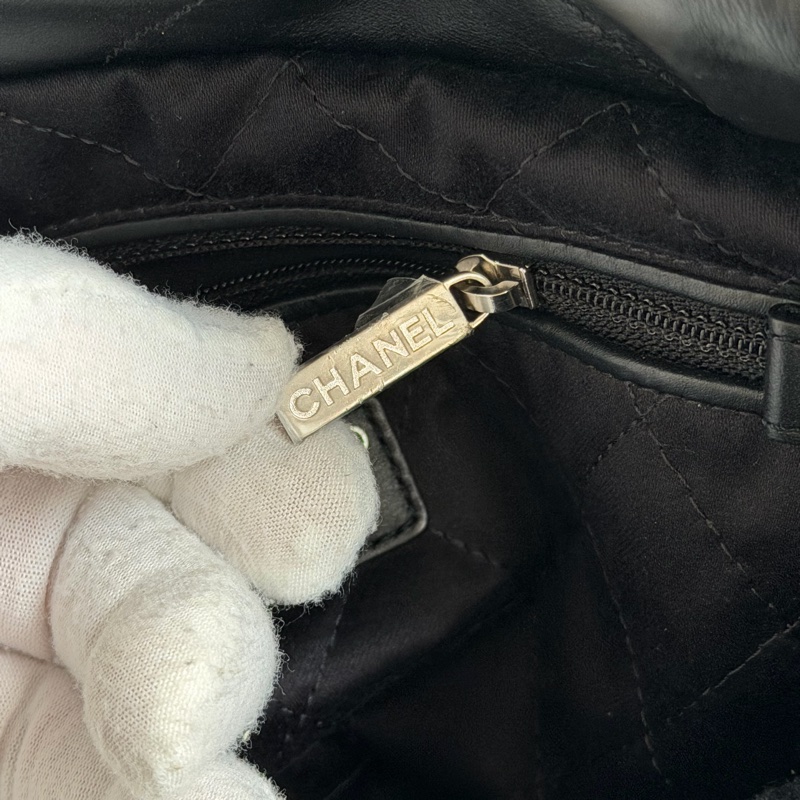 割愛香奈兒 22bag 黑銀 小號晶片款-20
