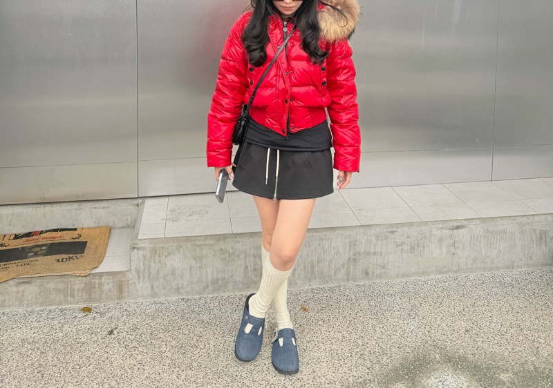 Moncler 羽絨外套 正紅色-2