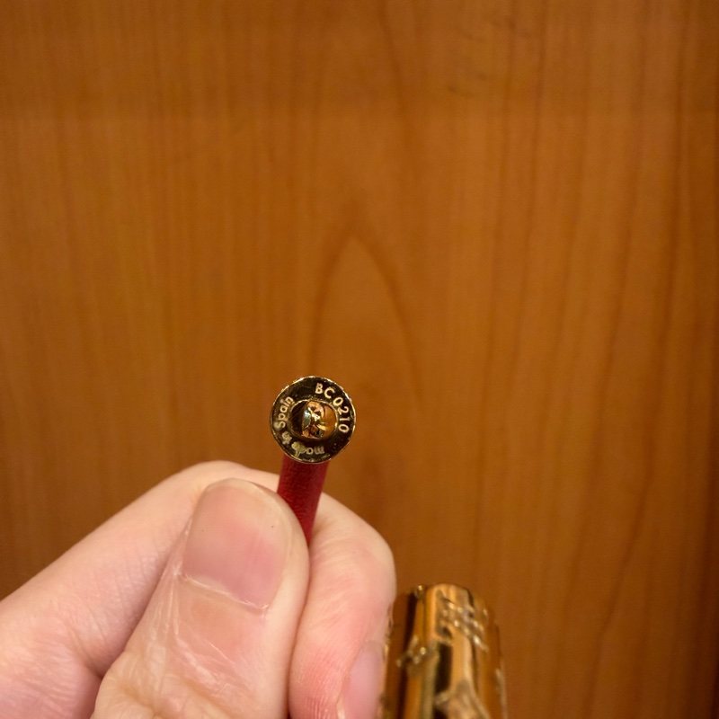 LV 原花拼紅牛皮Daily Confidential手環M8277F-8