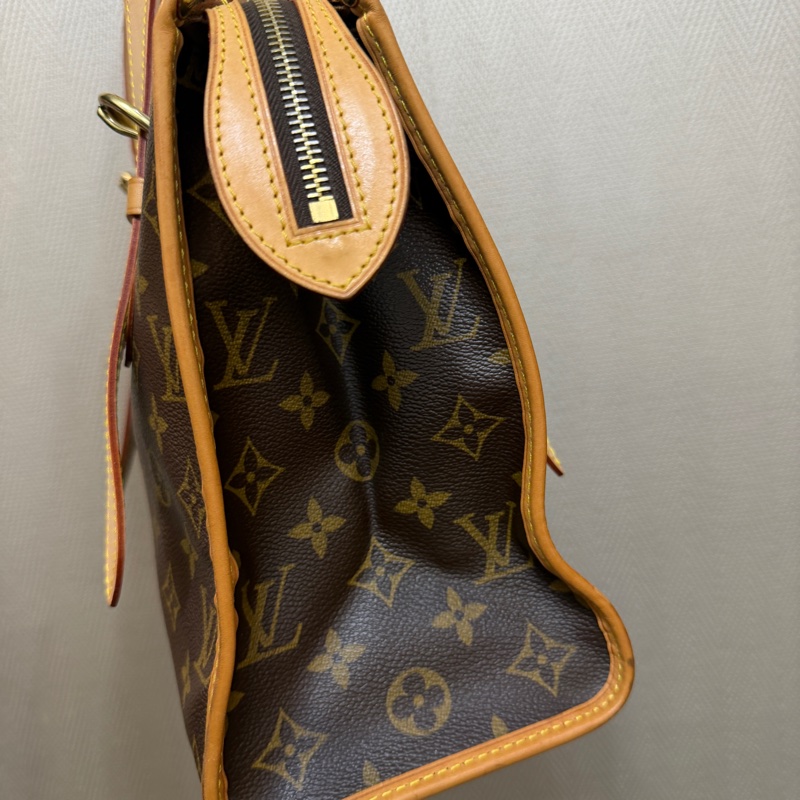LV 原花金釦Popincourt Haut手提肩背包M40007-3
