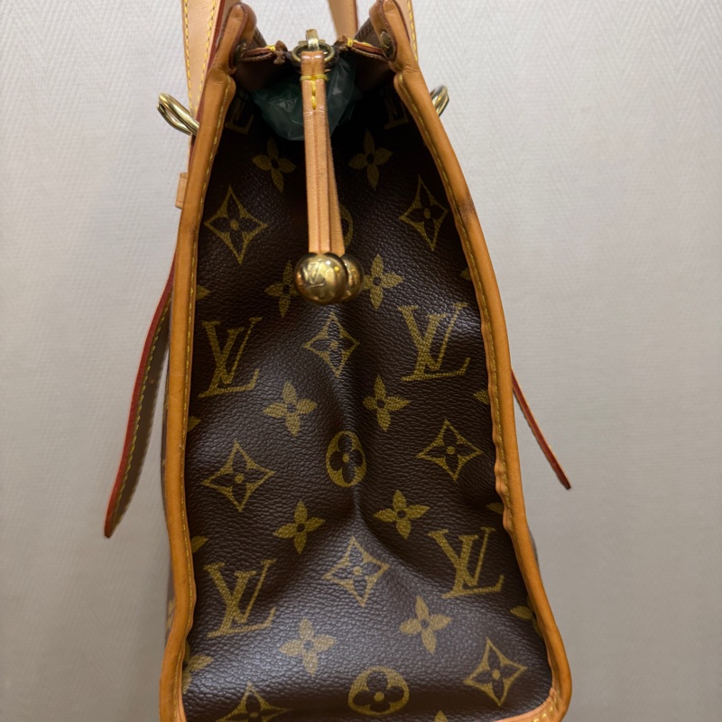 LV 原花金釦Popincourt Haut手提肩背包M40007-4
