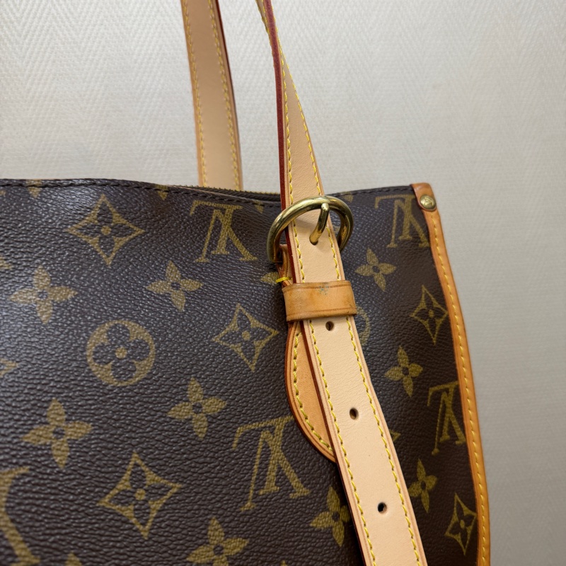 LV 原花金釦Popincourt Haut手提肩背包M40007-7