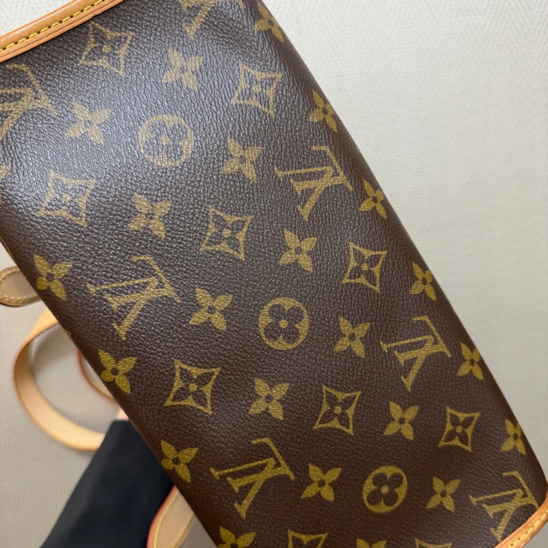 LV 原花金釦Popincourt Haut手提肩背包M40007-10