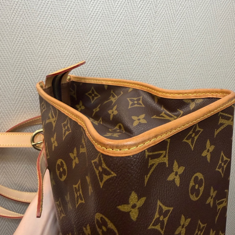 LV 原花金釦Popincourt Haut手提肩背包M40007-11