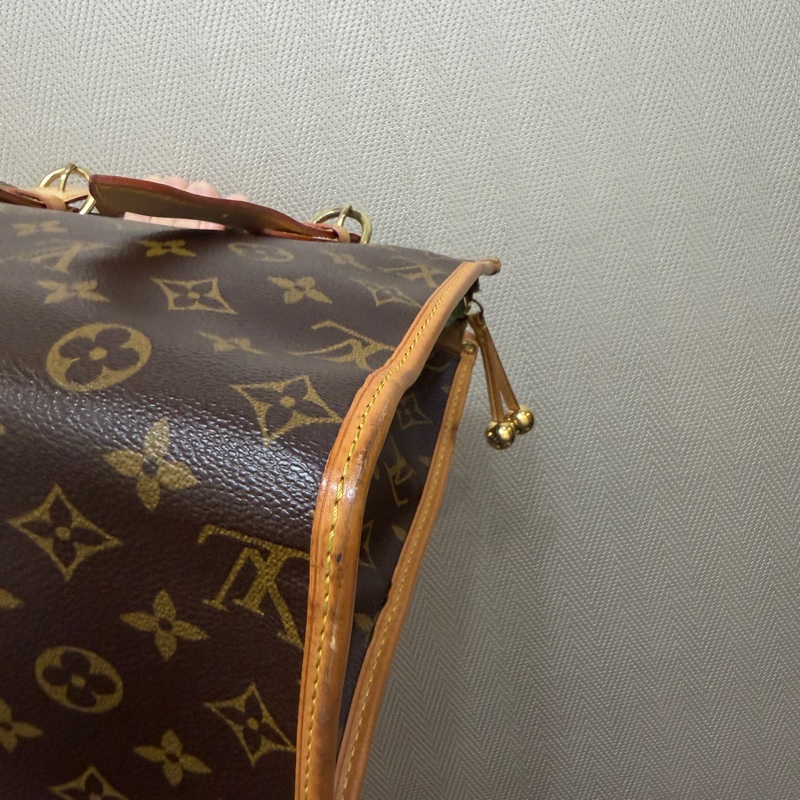 LV 原花金釦Popincourt Haut手提肩背包M40007-14