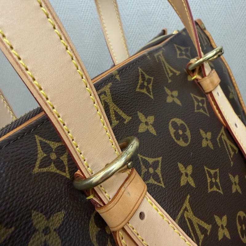 LV 原花金釦Popincourt Haut手提肩背包M40007-19