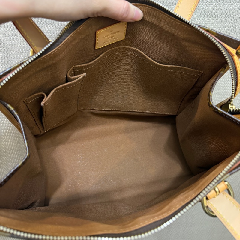 LV 原花金釦Popincourt Haut手提肩背包M40007-21