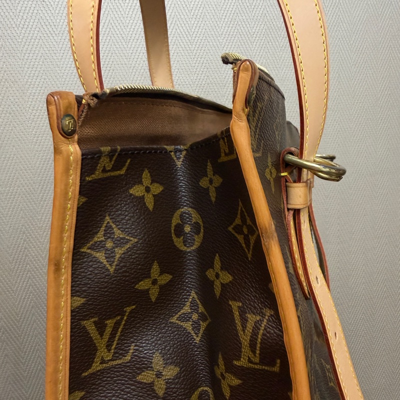 LV 原花金釦Popincourt Haut手提肩背包M40007-26