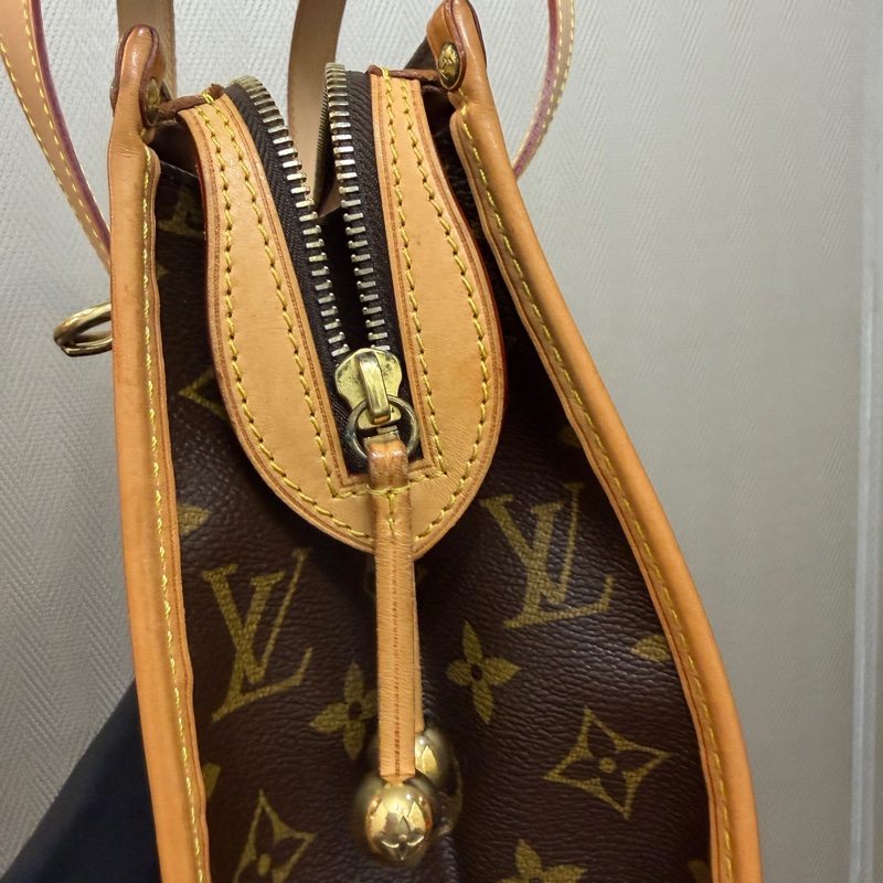 LV 原花金釦Popincourt Haut手提肩背包M40007-27