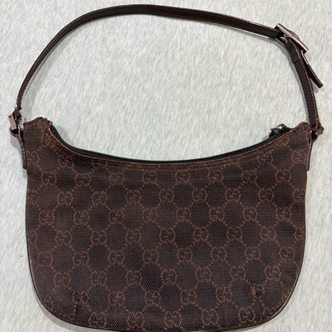 正品 GUCCI 中古老花包｜腋下包/手提包｜