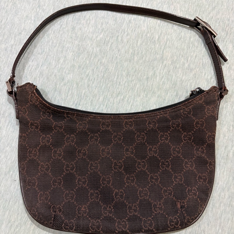 正品 GUCCI 中古老花包|腋下包/手提包|-0