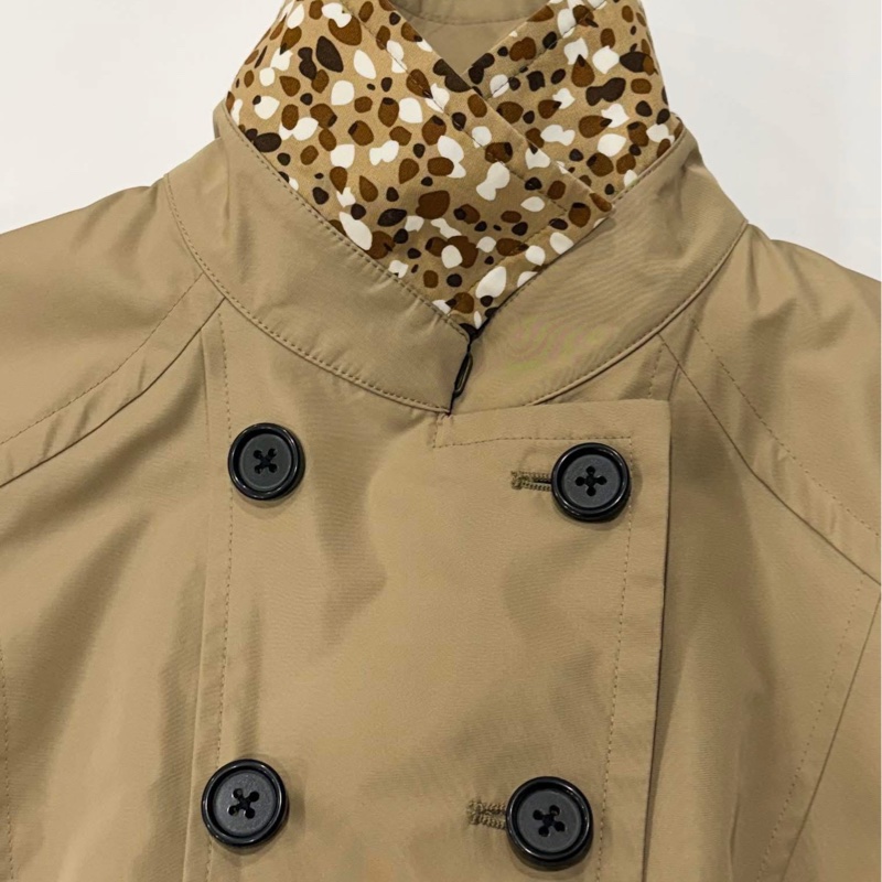 BURBERRY 藍標 兩面穿雙排釦腰帶大衣-5