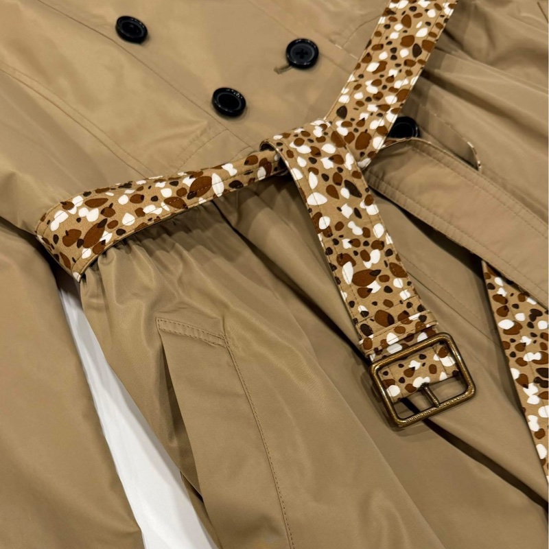 BURBERRY 藍標 兩面穿雙排釦腰帶大衣-6