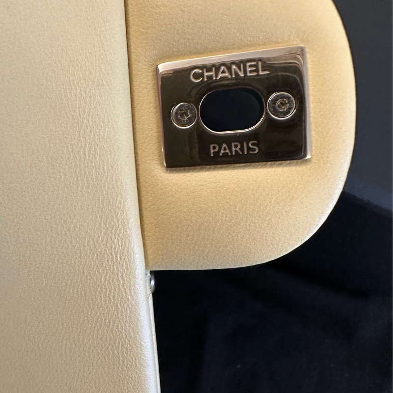 Chanel mini coco黃方胖晶片款-8