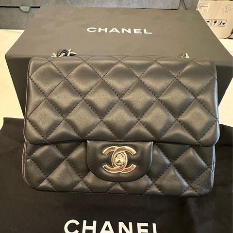 Chanel 經典mini coco方胖晶片款