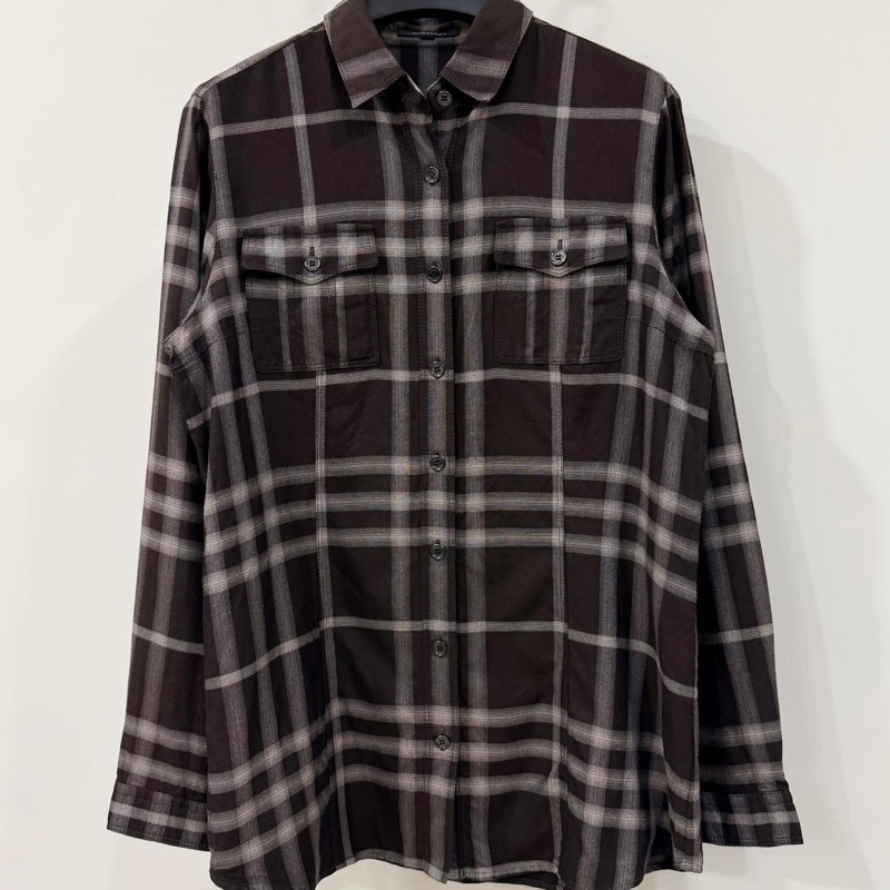 BURBERRY 倫敦 格紋口袋襯衫-2