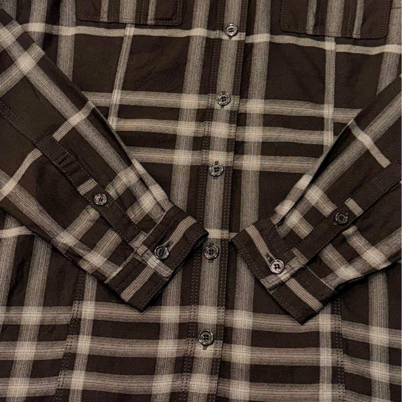 BURBERRY 倫敦 格紋口袋襯衫-6