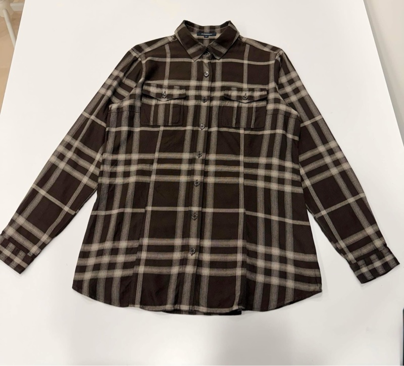 BURBERRY 倫敦 格紋口袋襯衫-7