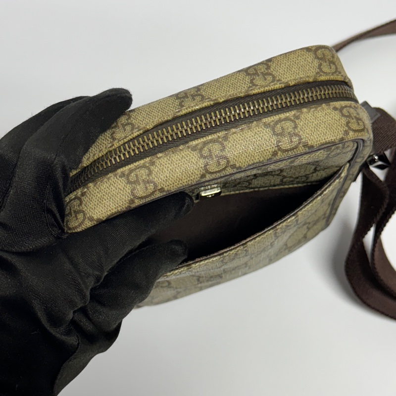 【全新閒置品🎁】 GUCCI 古馳 Supreme 相機包/斜背包（專櫃58,000）-11