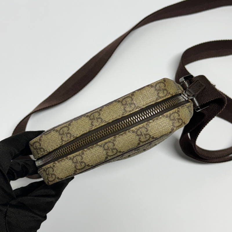 【全新閒置品🎁】 GUCCI 古馳 Supreme 相機包/斜背包（專櫃58,000）-12