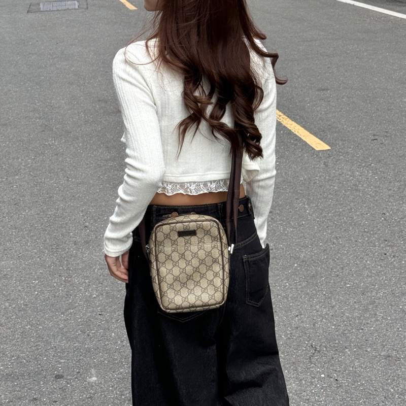 【全新閒置品🎁】 GUCCI 古馳 Supreme 相機包/斜背包（專櫃58,000）-14