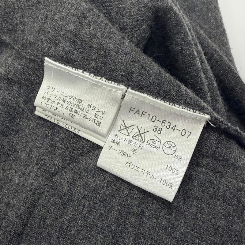 BURBERRY 藍標 高領口袋戰馬毛料洋裝-9