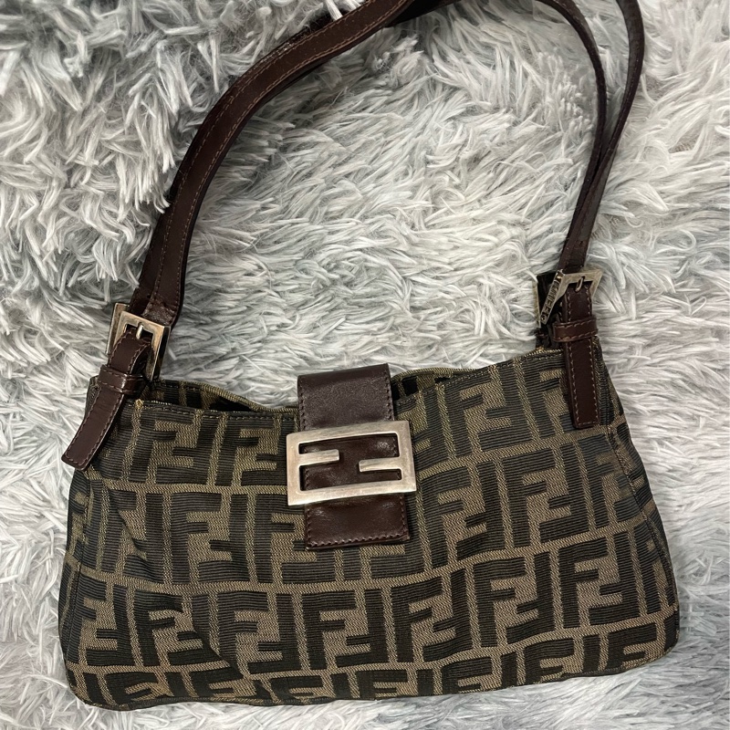 Vintage Fendi Baguette 經典老花法棍包 芬迪-6