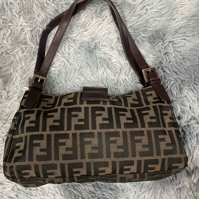 Vintage Fendi Baguette 經典老花法棍包 芬迪-12