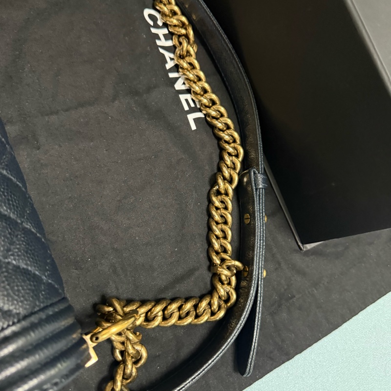 香奈兒LEBOY 荔枝紋 中號-8