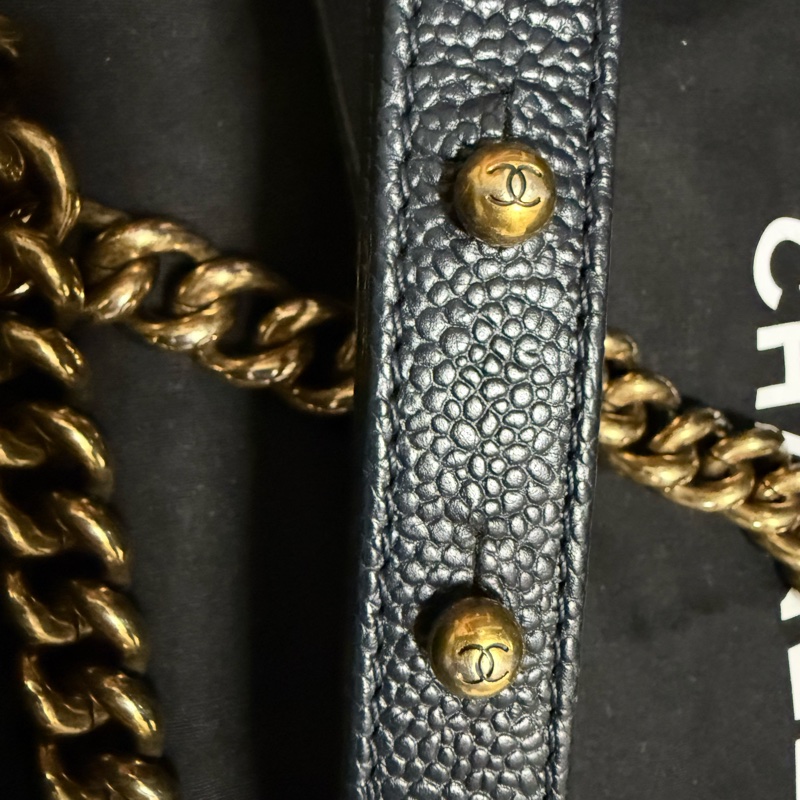 香奈兒LEBOY 荔枝紋 中號-16