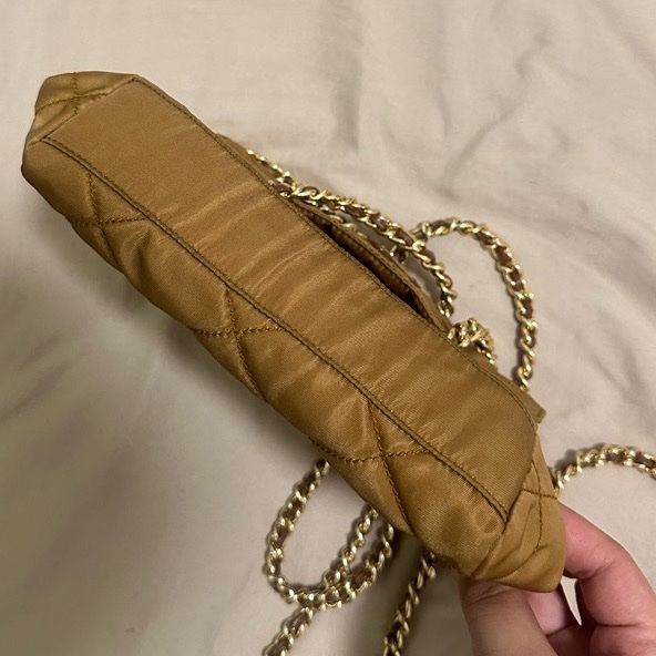 prada翻蓋降落傘20cm焦糖色-10