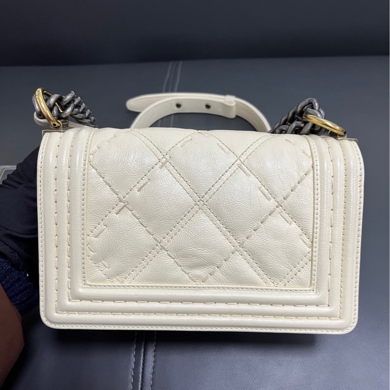 Chanel Leboy small 小號 奶油白-3