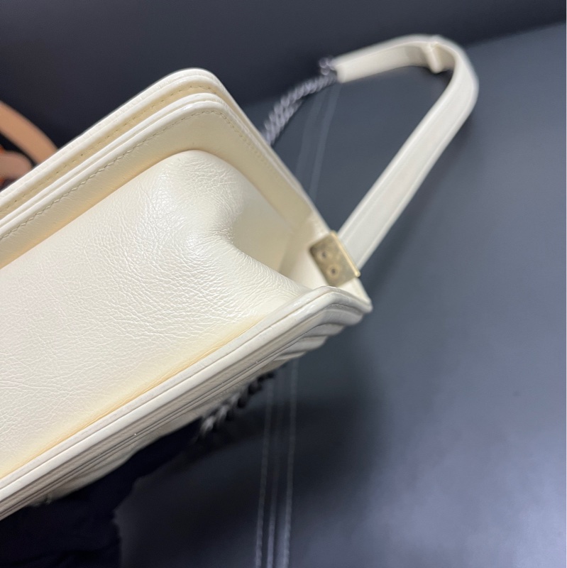 Chanel Leboy small 小號 奶油白-8
