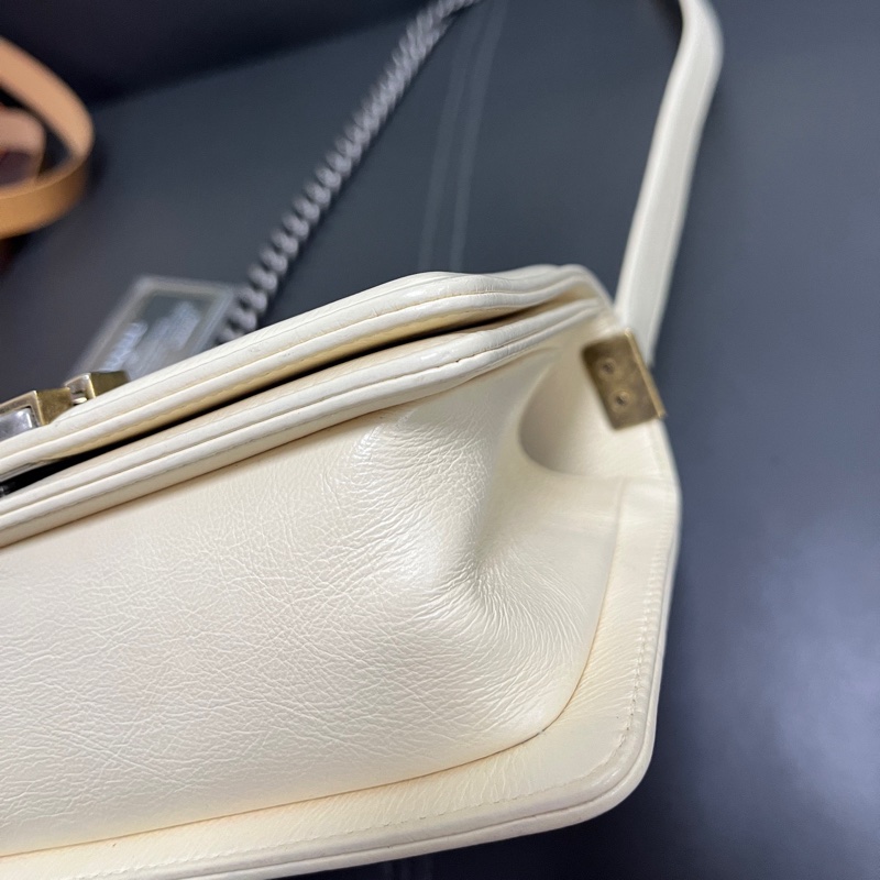 Chanel Leboy small 小號 奶油白-9