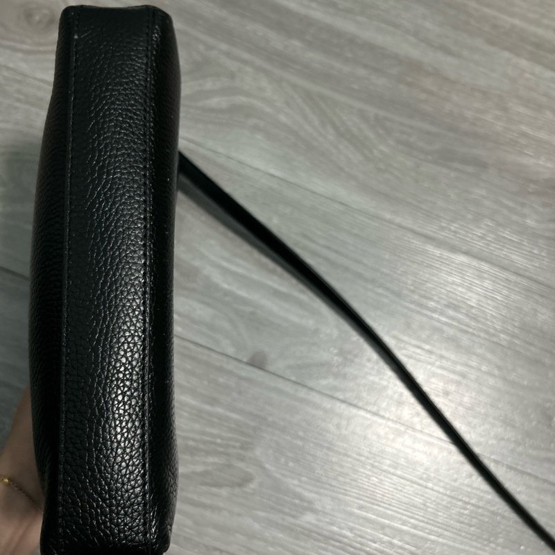 Michael Kors 金屬LOGO荔枝紋皮革磁吸三層斜背包-7