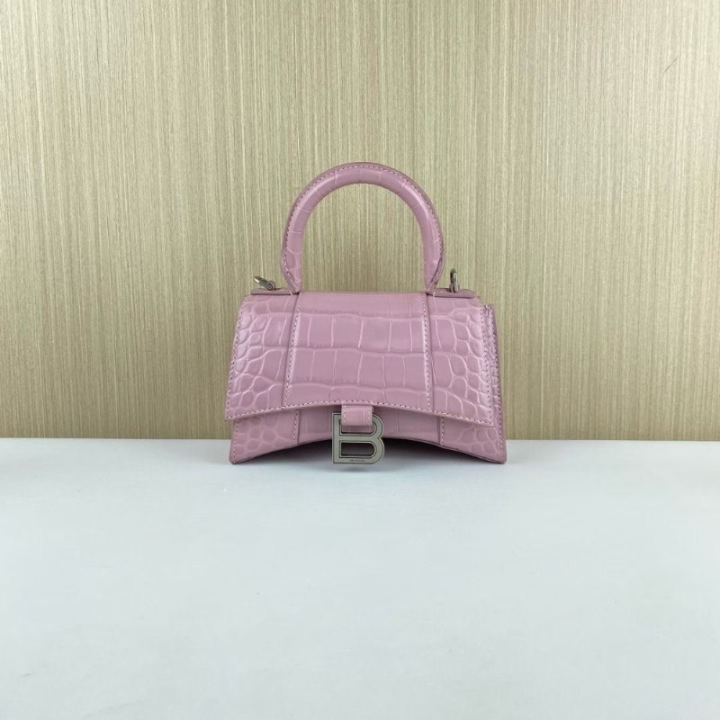 Balenciaga Hourglass 粉色 xs沙漏包 19*7.5*12 9新配件塵袋-3