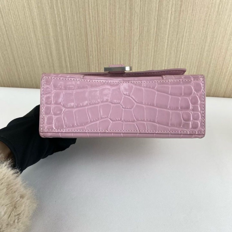 Balenciaga Hourglass 粉色 xs沙漏包 19*7.5*12 9新配件塵袋-5