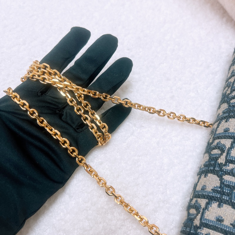 Dior 30蒙田藍色老花 二合一woc/腰包-12