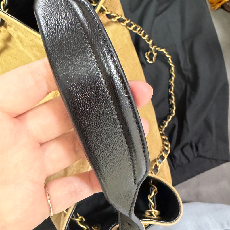 Chanel 26S 大熱門 棕色麂皮Hobo 小號-1