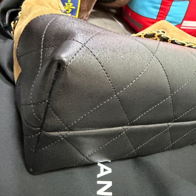 Chanel 26S 大熱門 棕色麂皮Hobo 小號-5